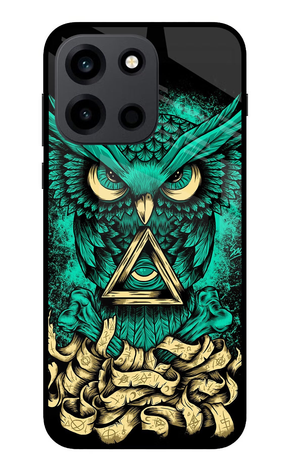Green Owl OnePlus Nord 6 Back Cover Metal Case - Hello Swanky