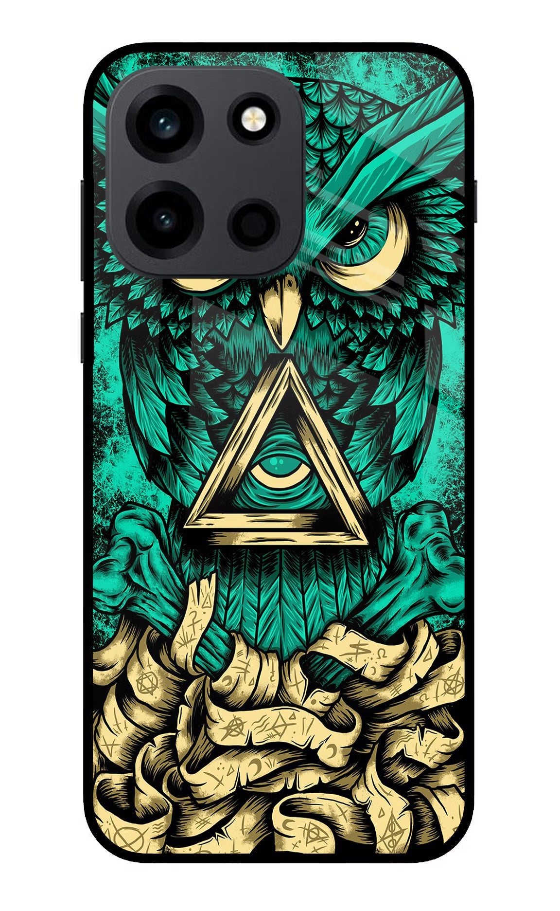 Green Owl OnePlus Nord 6 Back Cover Metal Case - Hello Swanky