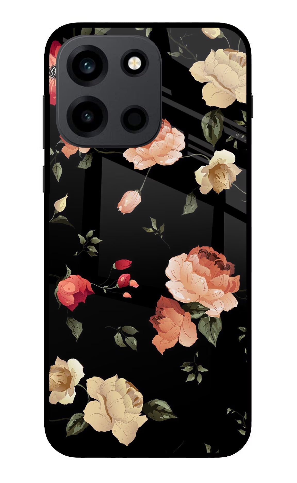 Flowers OnePlus Nord 6 Back Cover Metal Case - Hello Swanky