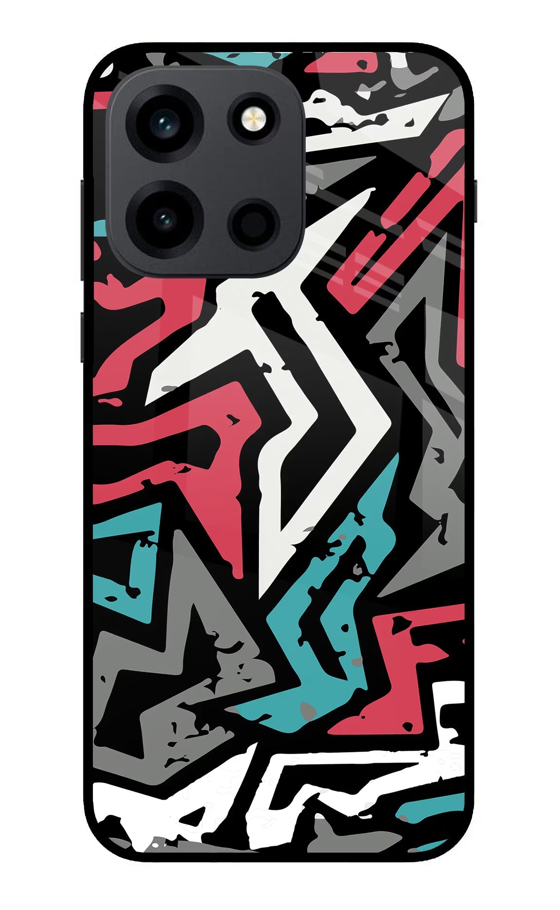 Geometric Graffiti OnePlus Nord 6 Back Cover Metal Case - Hello Swanky