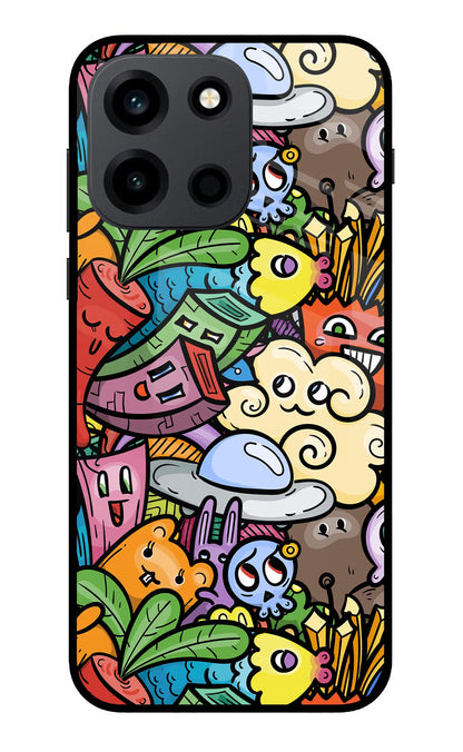 Veggie Doodle OnePlus Nord 6 Back Cover Metal Case - Hello Swanky