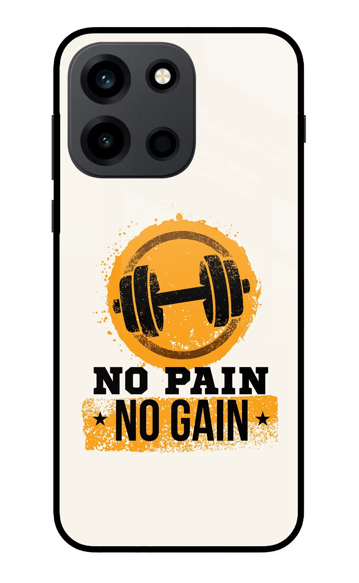 No Pain No Gain OnePlus Nord 6 Back Cover Metal Case - Hello Swanky
