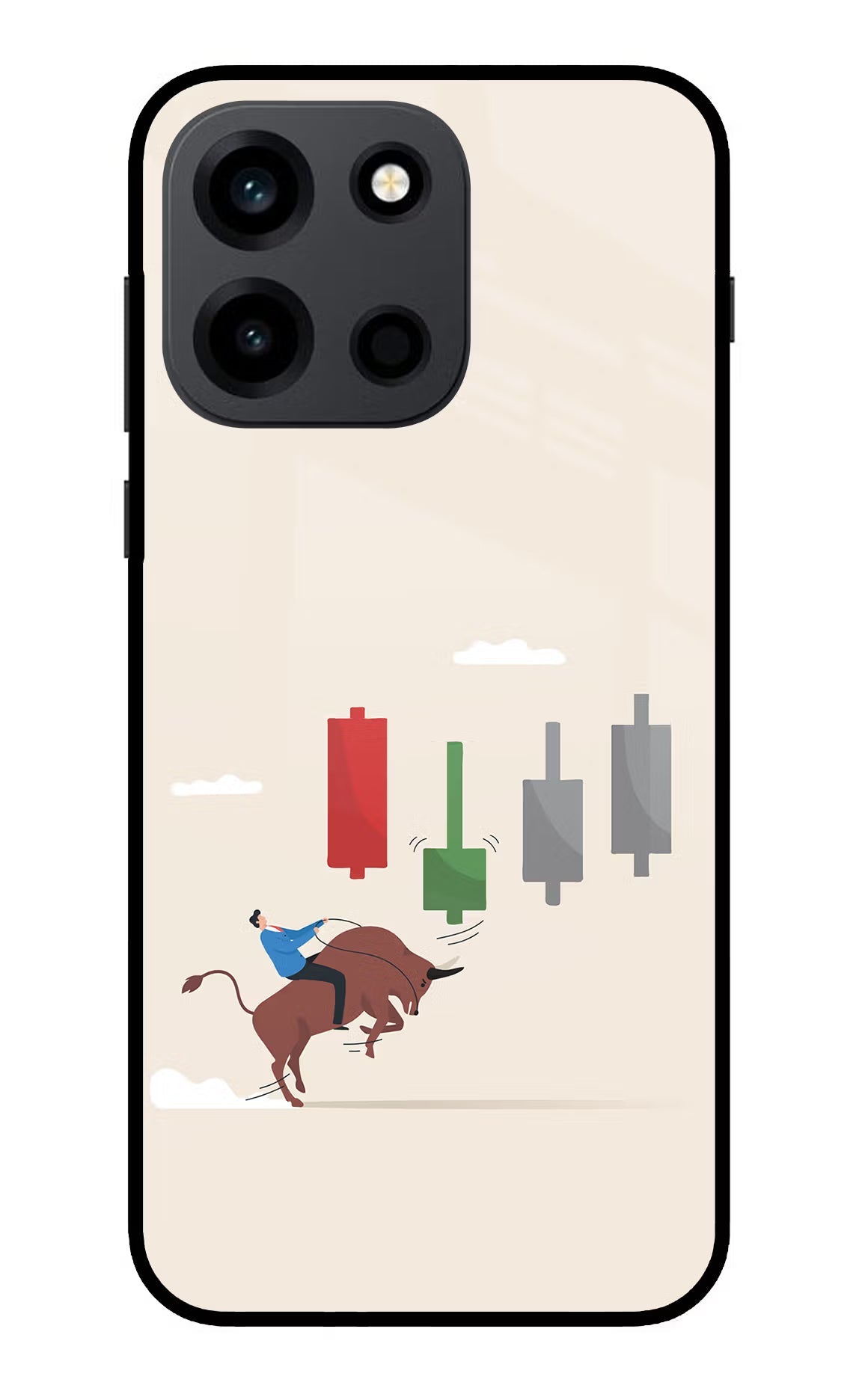 Bull Trading Momentum OnePlus Nord 6 Back Cover Metal Case - Hello Swanky