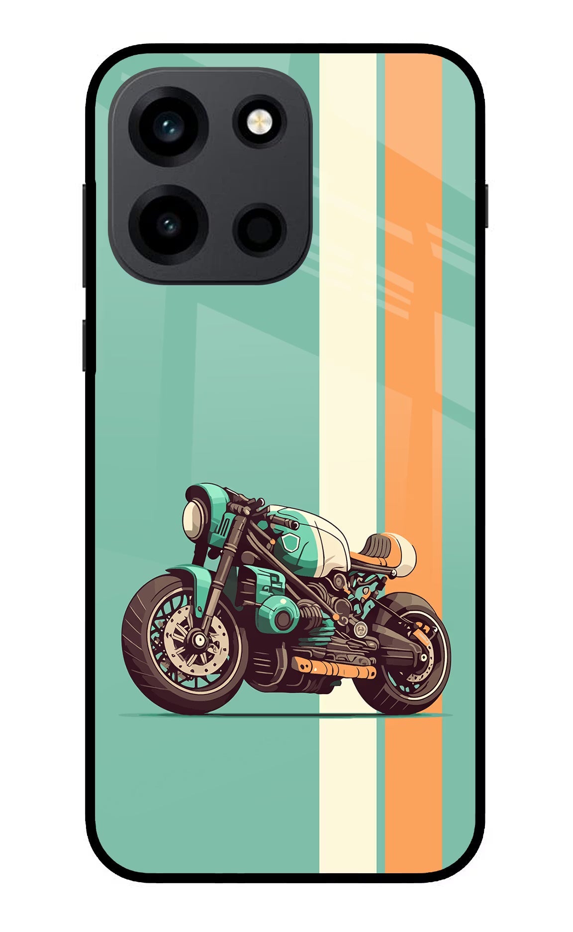 Striped Moto Drift OnePlus Nord 6 Back Cover Metal Case - Hello Swanky