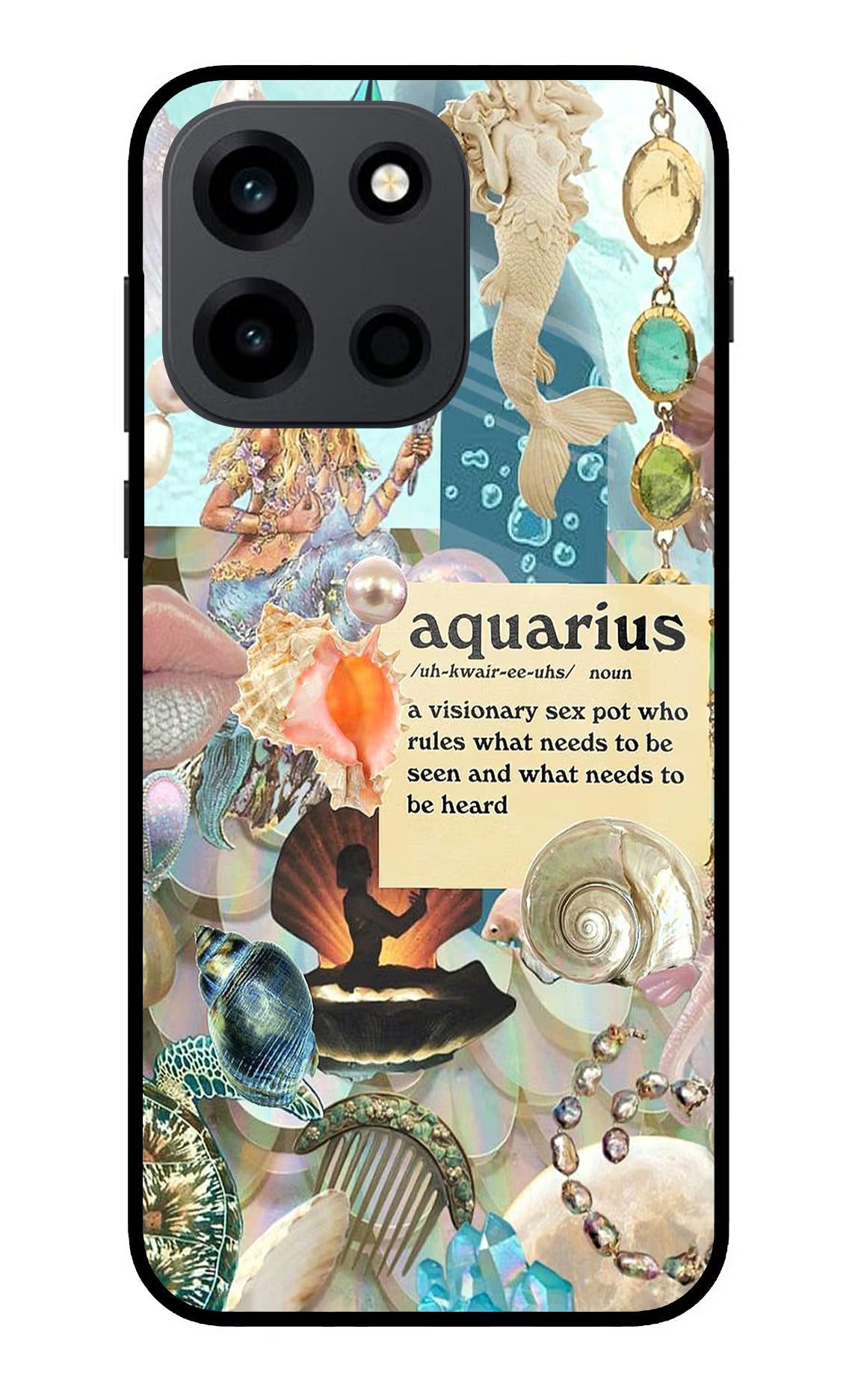 Aquarius Zodiac OnePlus Nord 6 Back Cover Metal Case - Hello Swanky
