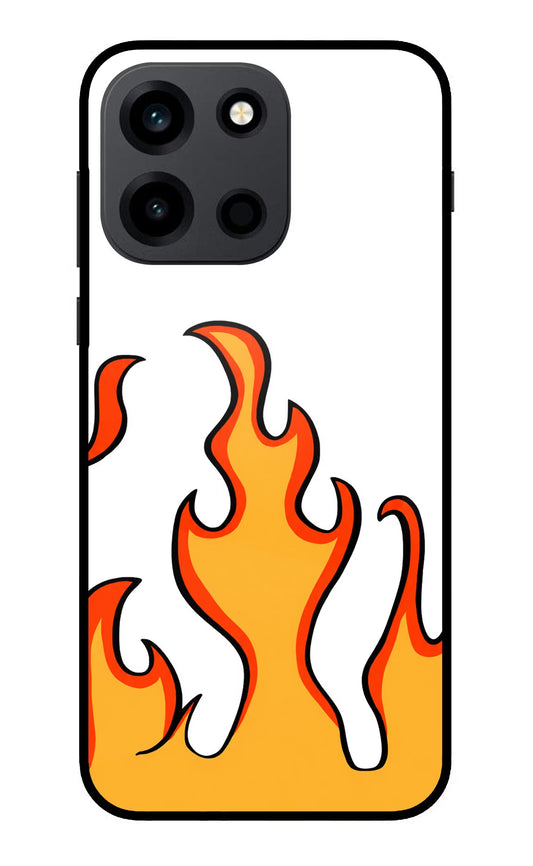 Fired Up - White OnePlus Nord 6 Back Cover Metal Case - Hello Swanky