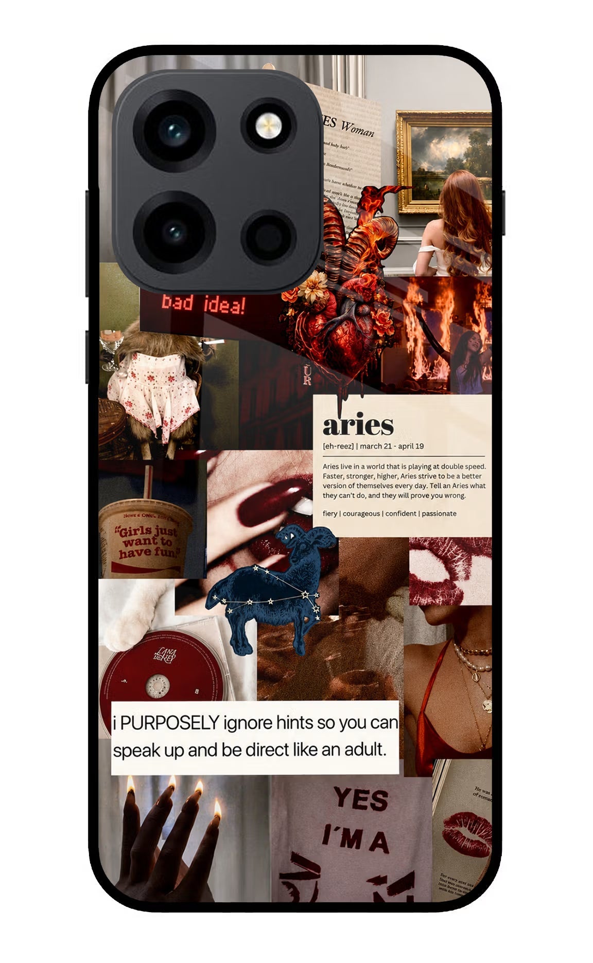 Zodiac Aries OnePlus Nord 6 Back Cover Metal Case - Hello Swanky