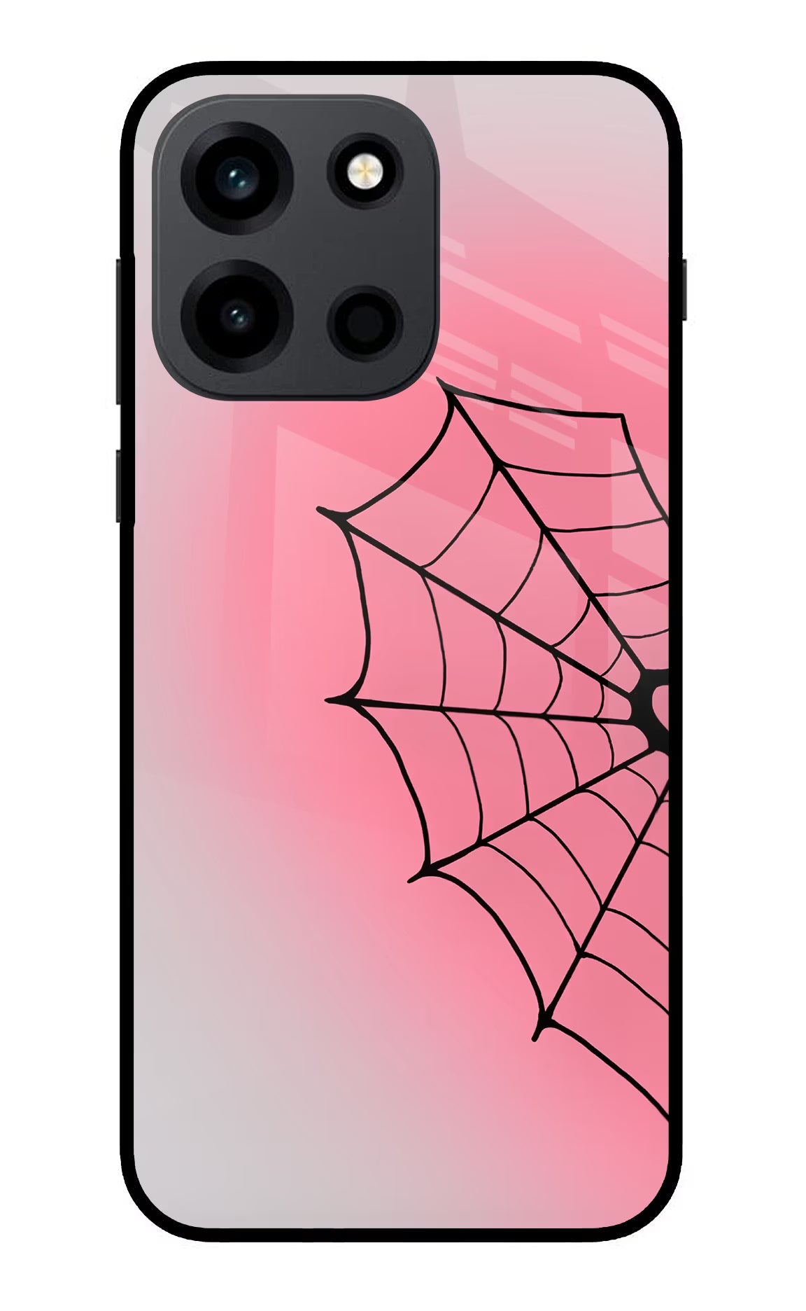 Pink Web OnePlus Nord 6 Back Cover Metal Case - Hello Swanky