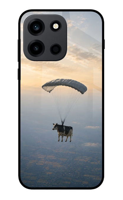 Skydiving Cow OnePlus Nord 6 Back Cover Metal Case - Hello Swanky