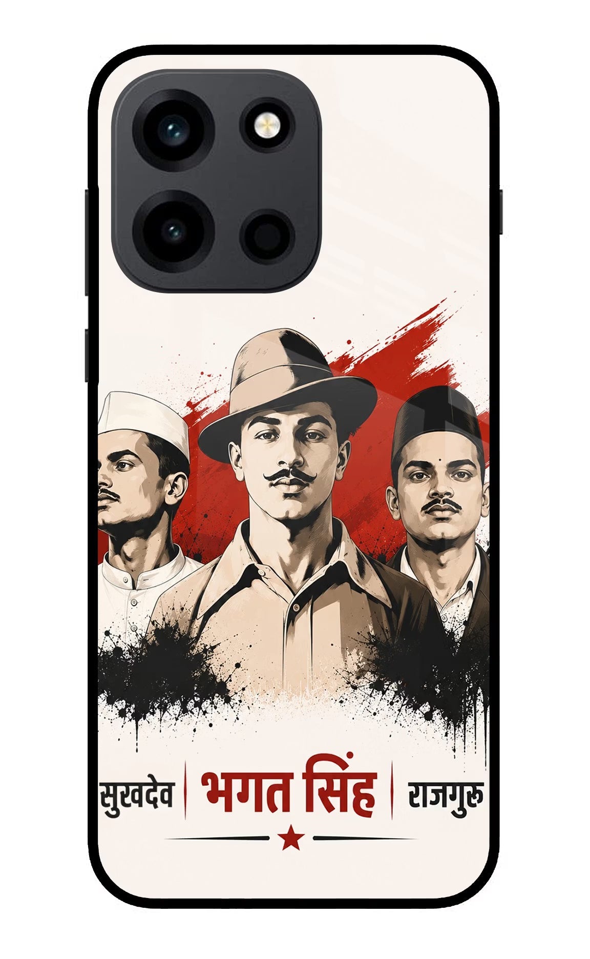 Bhagat Singh Trio OnePlus Nord 6 Back Cover Metal Case - Hello Swanky