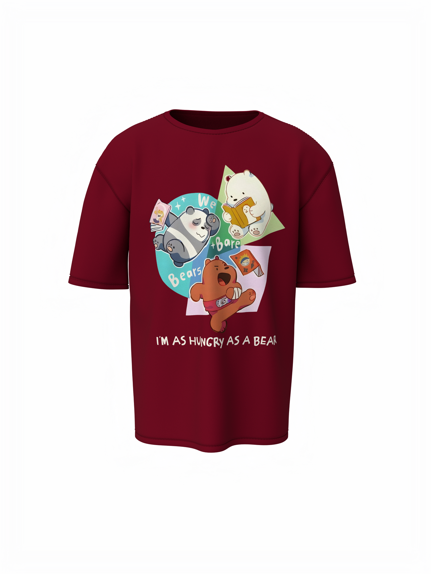 Hungry Bare Oversized T-Shirt Bold Streetwear Style