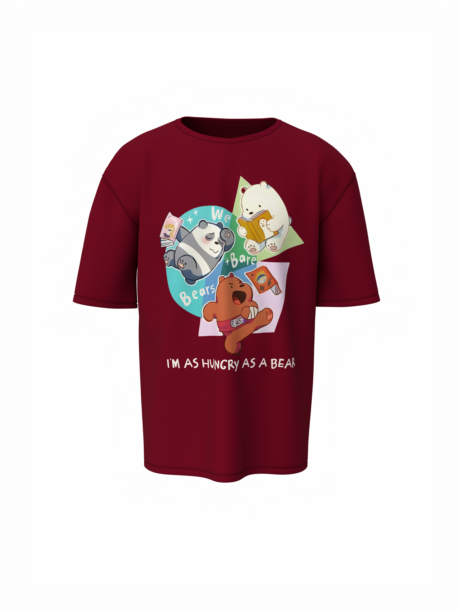 Hungry Bare Oversized T-Shirt Bold Streetwear Style