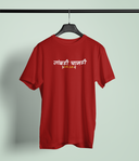 Tambdi Chamdi Maroon Round Neck Unisex T-shirt | Marathi Designs