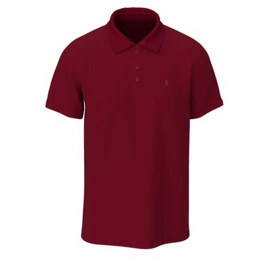Solid premium polo t-shirt