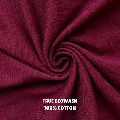 Plain round neck t-shirt