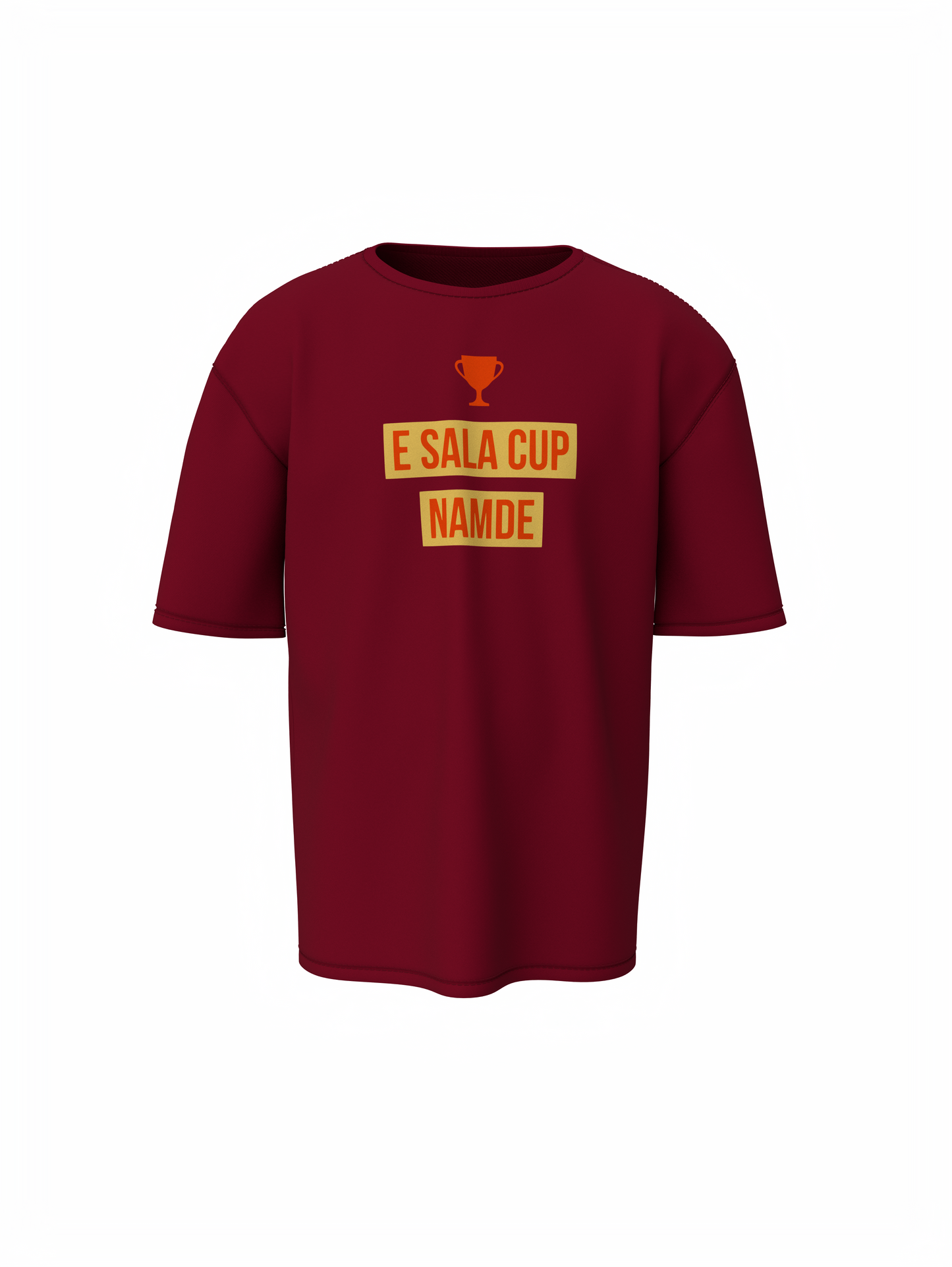E Sala Cup Namde Oversized T-Shirt Trendy Fan Casual Wear
