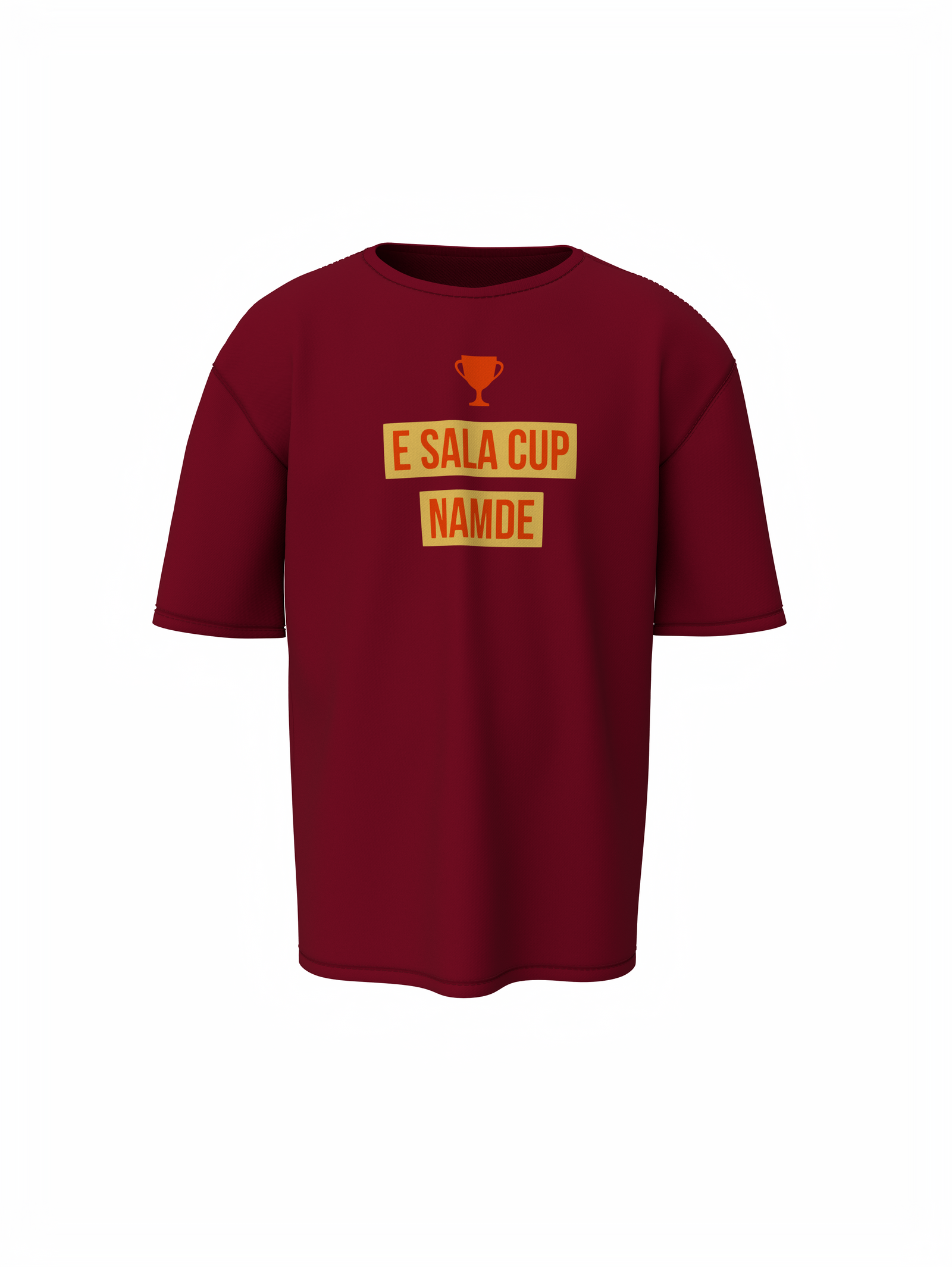 E Sala Cup Namde Oversized T-Shirt Trendy Fan Casual Wear