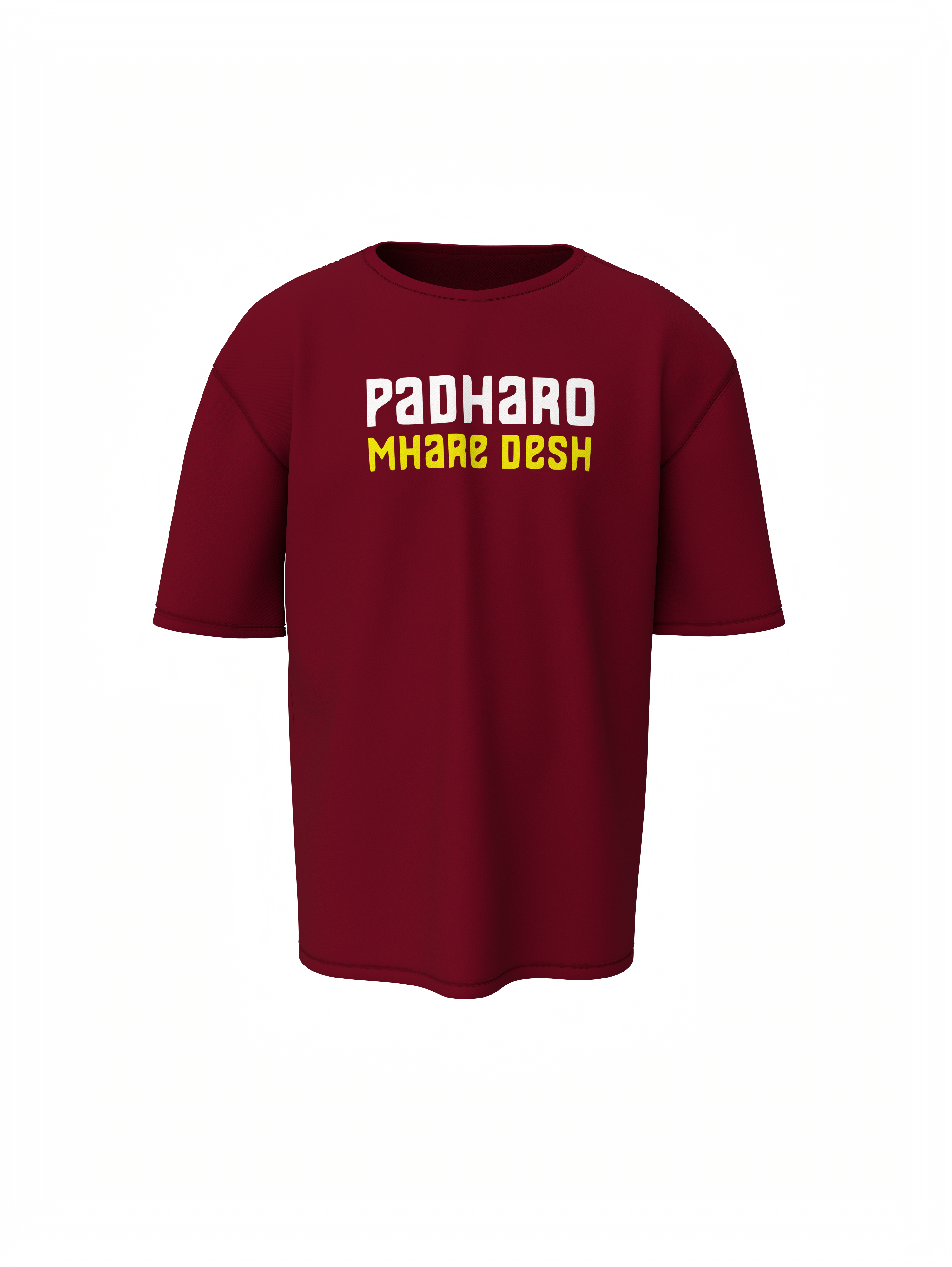 Padharo Maro Desh Oversized T-Shirt
