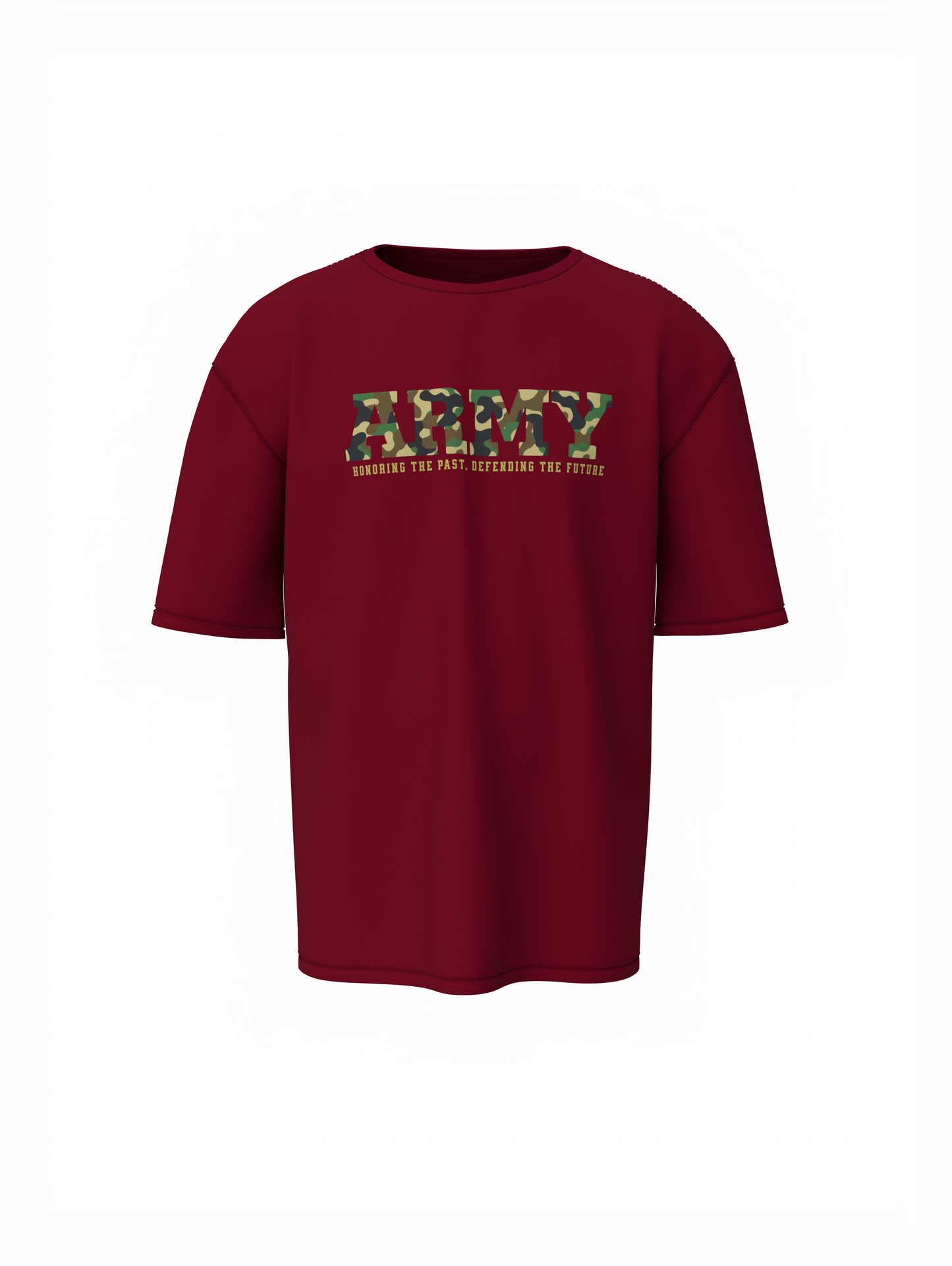 Army Graphic Oversized T-Shirt