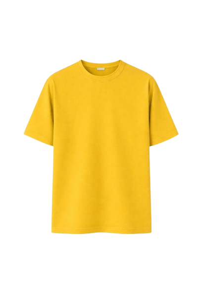 Bulk Unisex Mustard Yellow Oversized T-Shirt | 240 GSM Cotton
