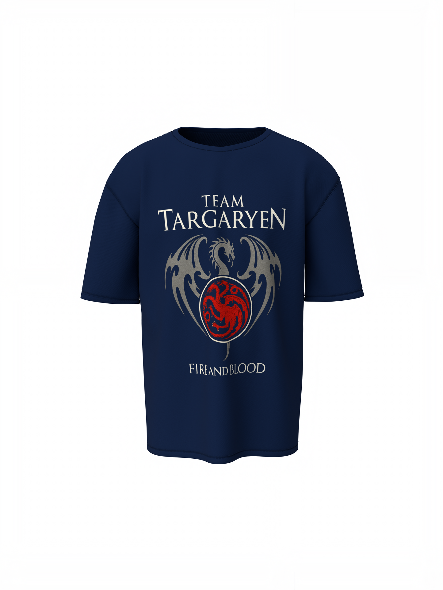 Team Targaryen oversized T-Shirts