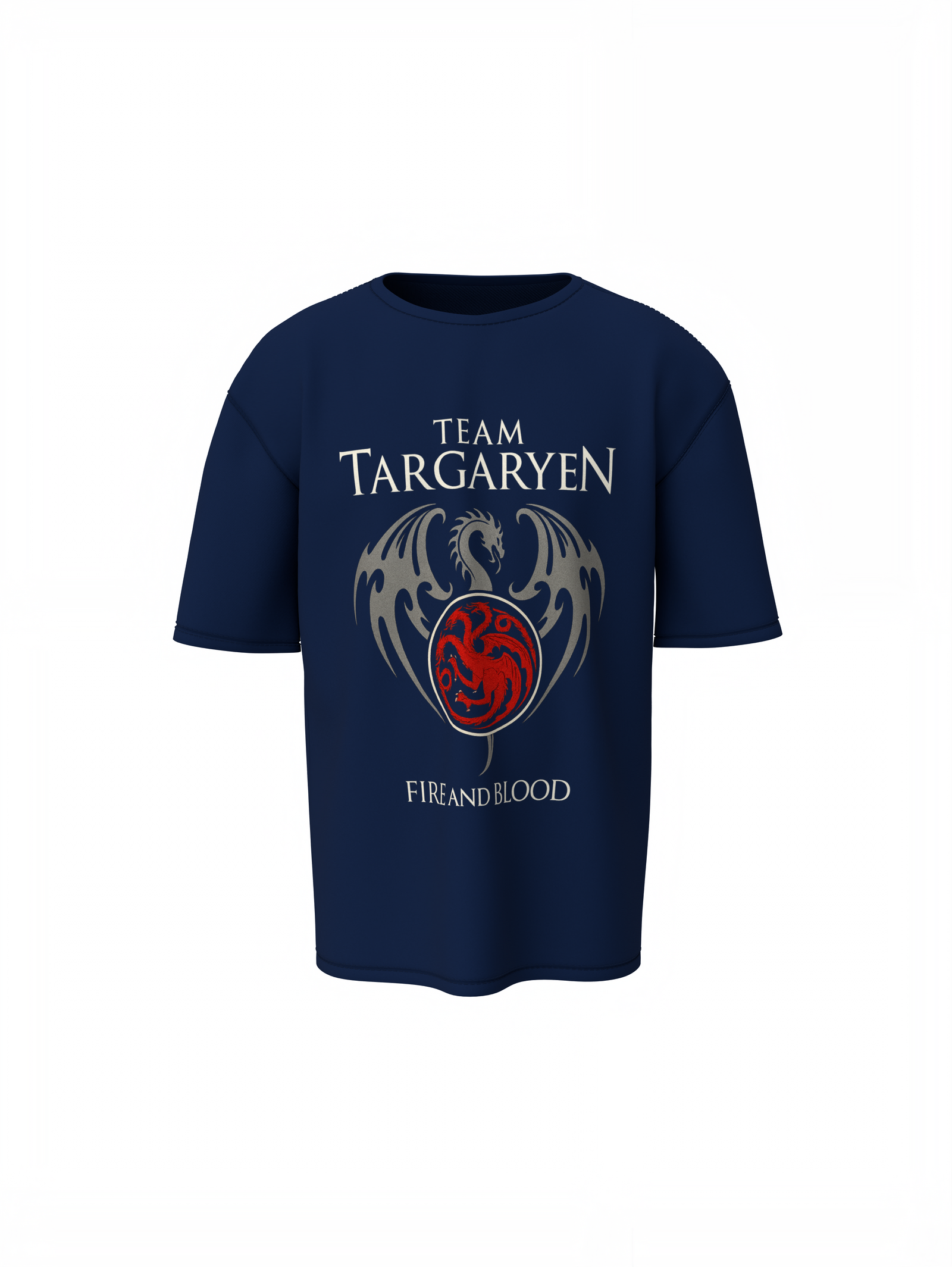 Team Targaryen oversized T-Shirts