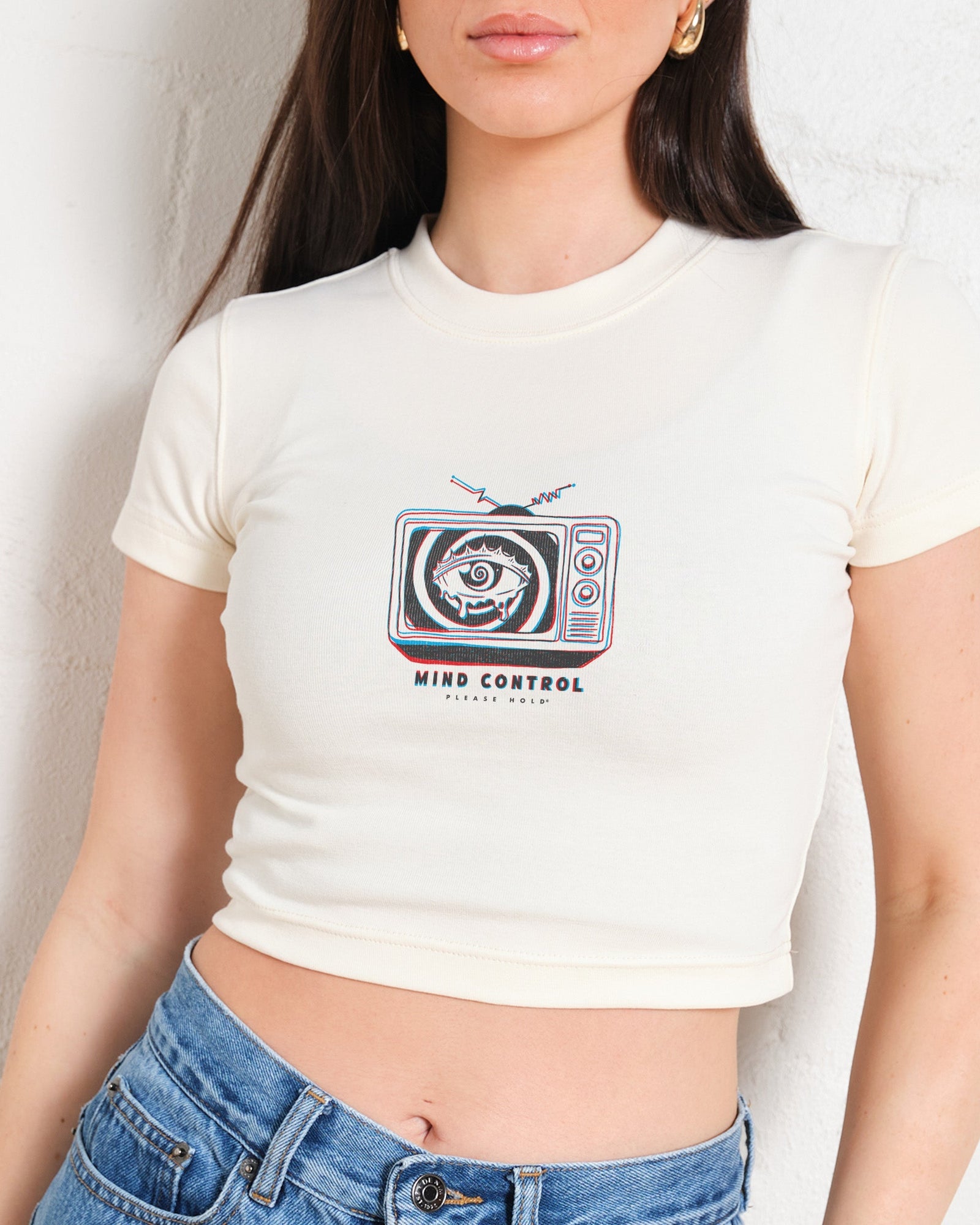 Mind Control Baby Tee for Trendy Streetwear Fashion Style