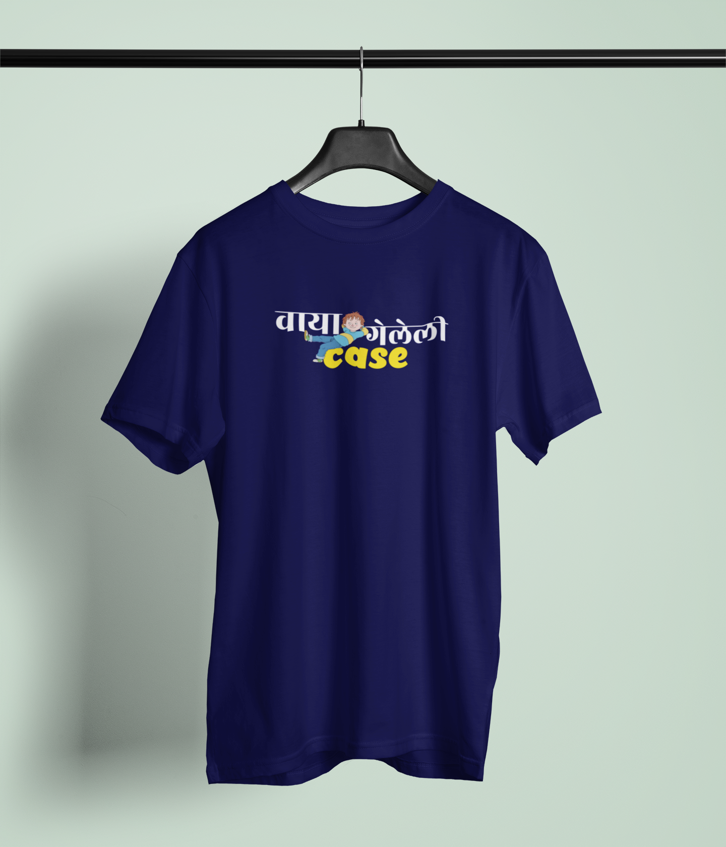 Vaya Geleli Case Round Neck Unisex T-shirt | Marathi Designs