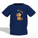 Take It Easy Graphic Kid’s Navy Blue Printed T-Shirt
