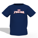 Spider Men Graphic Kid’s Navy Blue Printed T-Shirt