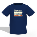 Pass It On Graphic Kid’s Navy Blue Printed T-Shirt