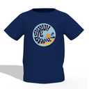 Bruh We Back Graphic Kid’s Navy Blue Printed T-Shirt