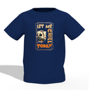 Let Me Chill Today Graphic Kid’s Navy Blue Printed T-Shirt
