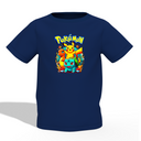 Pokemon Graphic Kid’s Navy Blue Printed T-Shirt