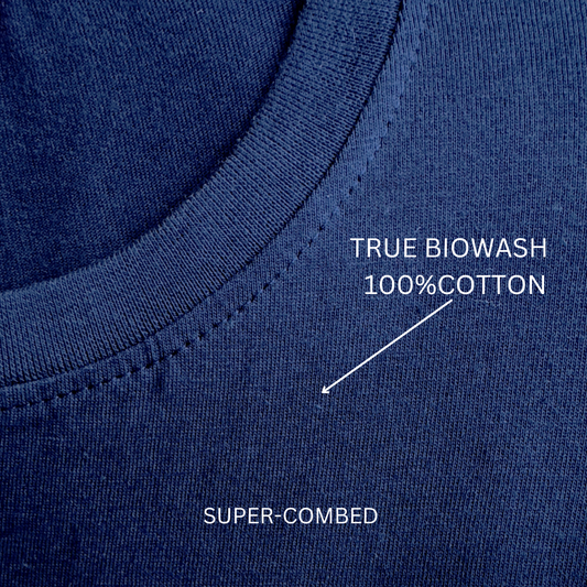 The best dad half sleeve navy blue round neck t-shirt for women by hello swanky