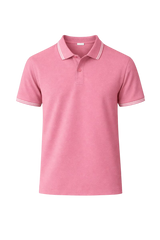 Bulk Unisex Onion Pink Polyester Polo T-Shirt