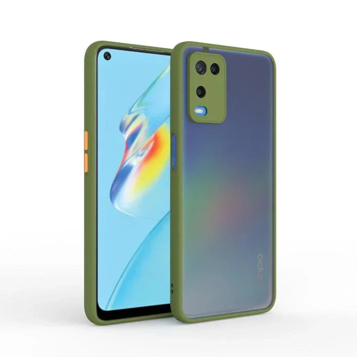 Smoke Silicone Oppo A54 Back Cover