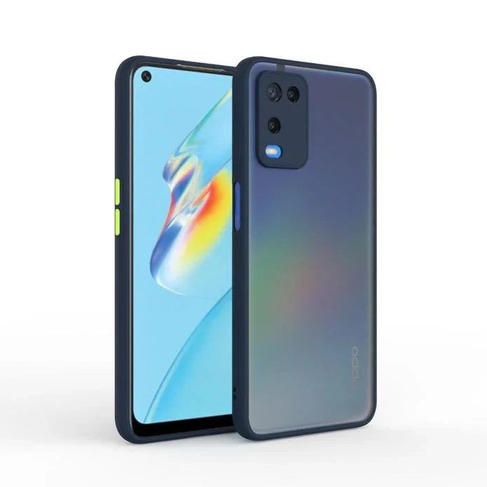 Smoke Silicone Oppo A54 Back Cover