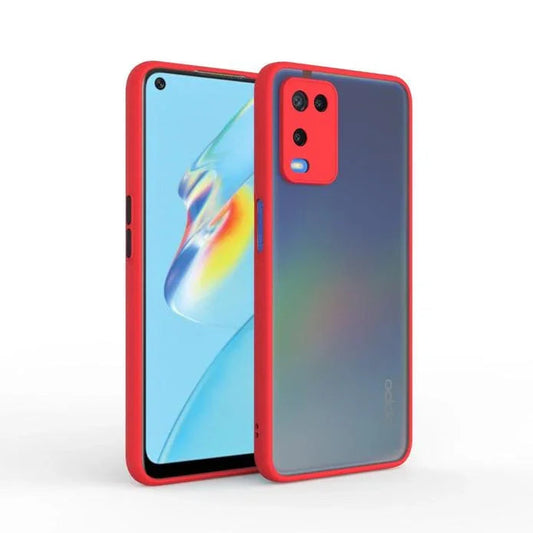 Smoke Silicone Oppo A54 Back Cover
