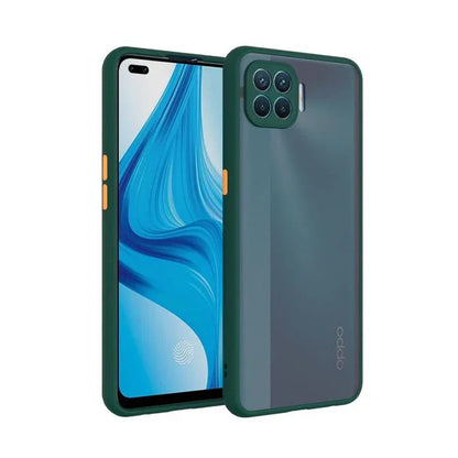 Smoke Silicone Oppo F17 Pro Back Cover