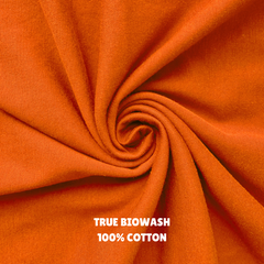 Tambdi Chamdi Orange Round Neck Unisex T-shirt | Marathi Designs