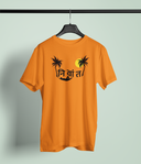 Nivant Orange Round Neck Unisex T-shirt | Marathi Designs