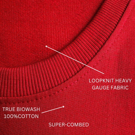 Waves bring renewal unisex red oversized t-shirt