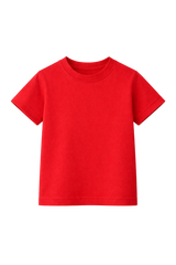Red Bulk Kids Round Neck Half Sleeve T-Shirt