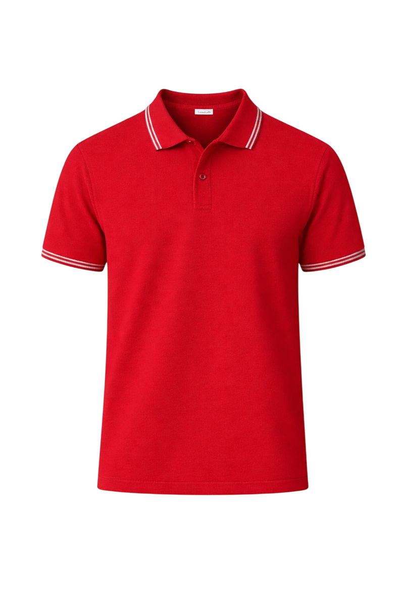 Bulk Unisex Red RICHLAND Polo T-Shirt