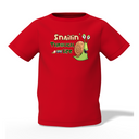 Snailin Graphic Kid’s Red Printed T-Shirt