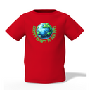 Earth Beauty Graphic Kid’s Red Printed T-Shirt