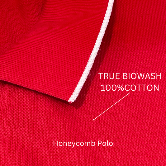 Solid Unisex Premium Red Polo T-Shirt