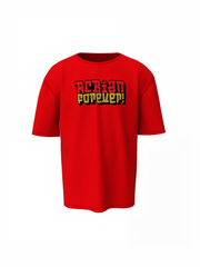 Red & Gold Legacy RCBian Oversized T-Shirts