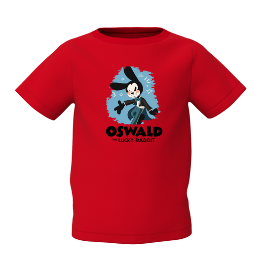 Oswald Graphic Kid’s Red Printed T-Shirt Stylish & Comfortable Fit